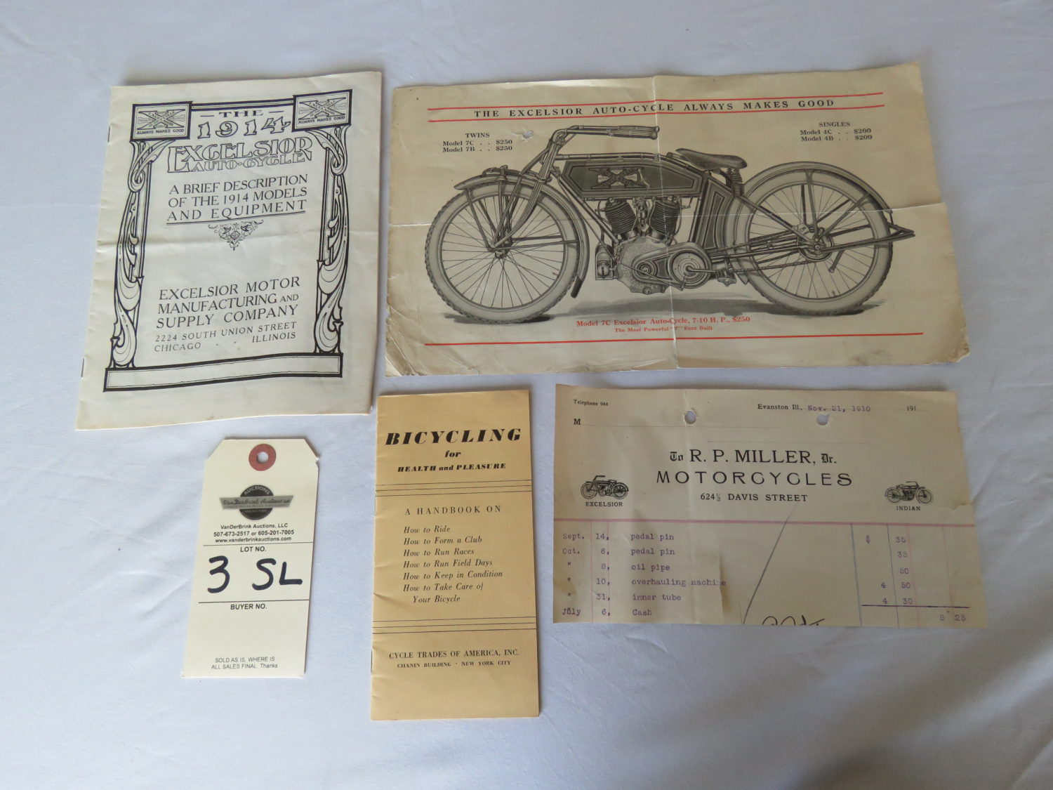 Motorcycle and Automobile Literature.. The Snavely Collection. ONLINE ONLY - image 1